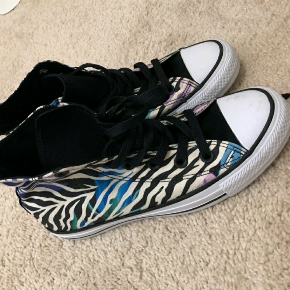 Multi Color Zebra Converse - image 1